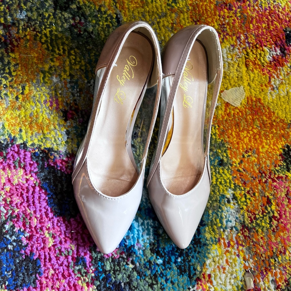 Natural color summer shoes